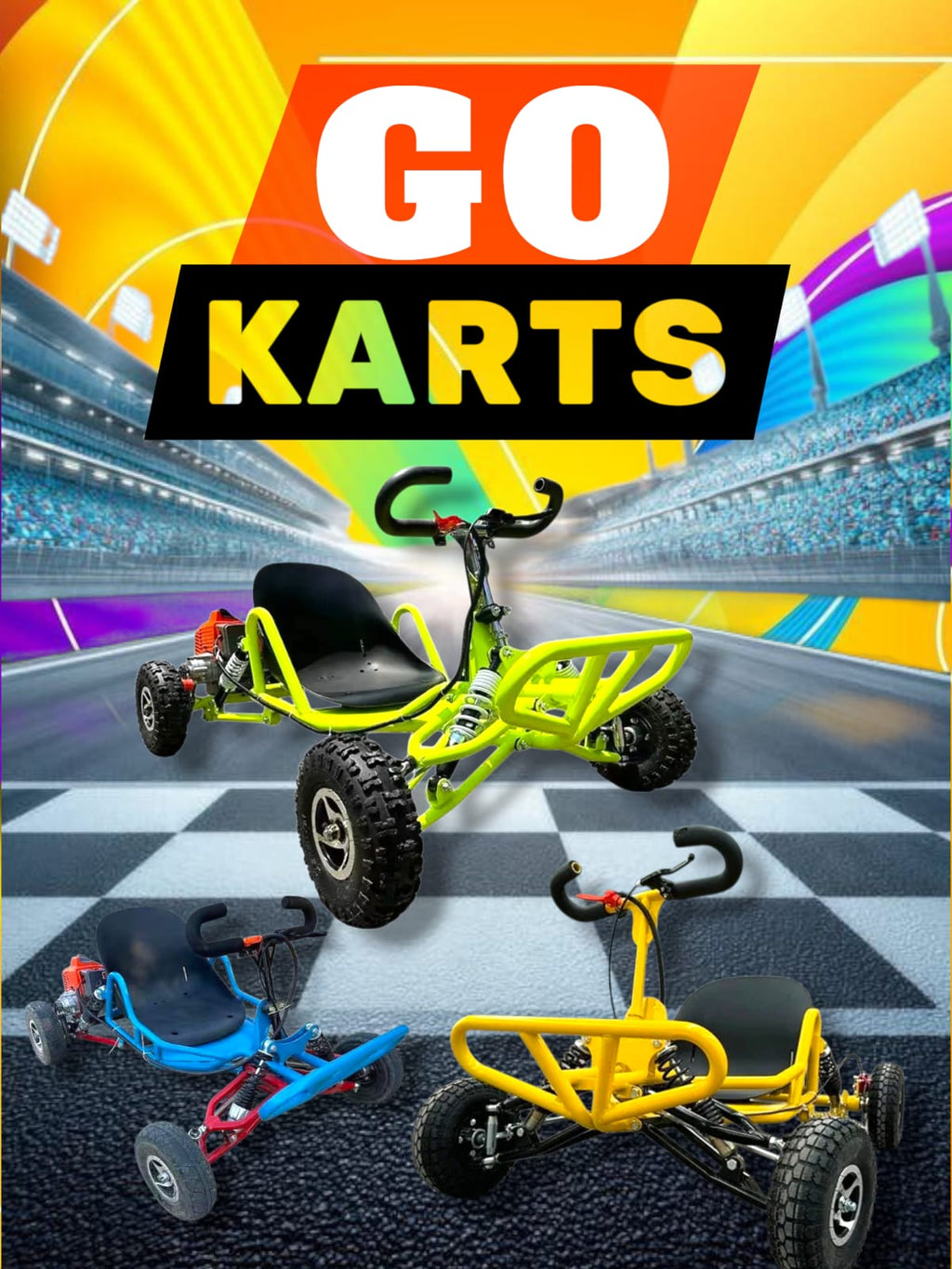 Go kart 200cc Rojo